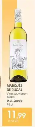Supermercados Plaza Marqués de riscal - vino sauvignon blanc d.o. rueda oferta
