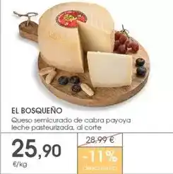 Supermercados Plaza Queso semicurado de cabra payoya leche pasteurizada, al corte oferta