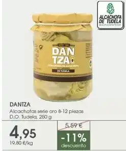 Supermercados Plaza Dantza - alcachofas serie oro oferta
