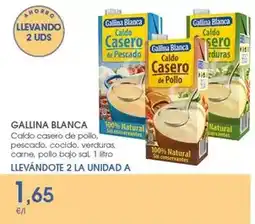 Supermercados Plaza Gallina blanca - caldo casero de pollo oferta