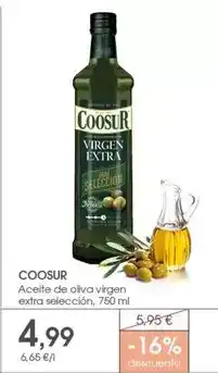 Supermercados Plaza Coosur - aceite de oliva virgen extra seleccion oferta