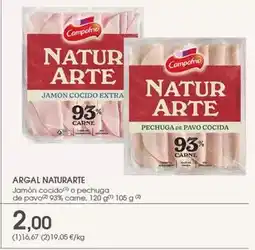 Supermercados Plaza Argal - jamón cocido o pechuga de pavo oferta