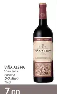 Supermercados Plaza Viña albina - vino tinto reserva d.o. rioja oferta