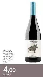 Supermercados Plaza Toro - vino tinto ecologico d.o oferta