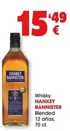 TOP Cash & Carry Hankey bannister - whisky blended 12 anos oferta