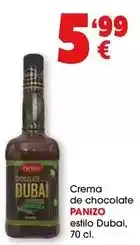 TOP Cash & Carry Panizo - crema de chocolate estilo dubai oferta