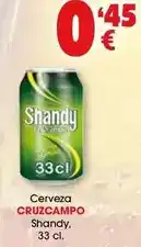 TOP Cash & Carry Shandy - cerveza cruzcampo oferta