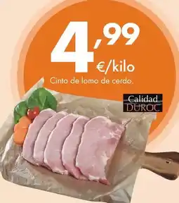 Supermercados Lupa Cinta de lomo de cerdo oferta