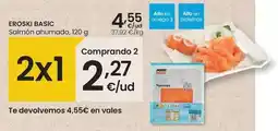 Eroski Eroski basic - salmón ahumado oferta