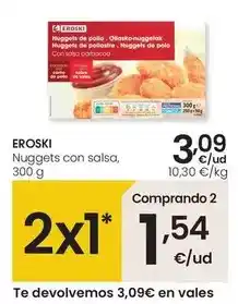 Eroski Eroski - nuggets con salsa oferta