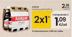Eroski Aurum - cerveza oferta
