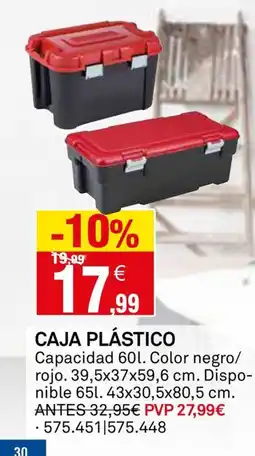 Bricoking Caja plástico oferta
