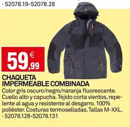 Bricoking Chaqueta impermeable combinada oferta