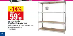 Bricoking Estantería metalica kreator oferta
