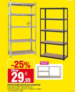 Bricoking Estantería metálica kreator oferta