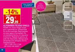 Bricoking Alfombra tejido vinilo oferta