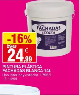 Bricoking Pintura plástica fachadas blanca oferta