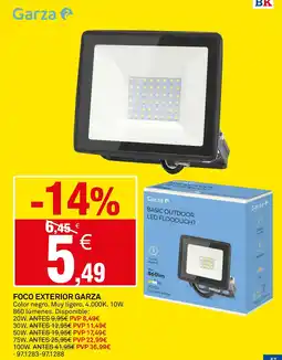 Bricoking GARZA Foco exterior oferta