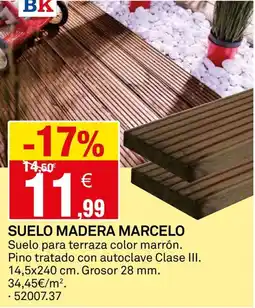 Bricoking Suelo madera marcelo oferta