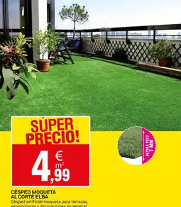 Bricoking Césped moqueta al corte elba oferta