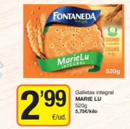 Economy Cash MARIE LU Galletas integral oferta