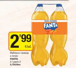 Economy Cash FANTA Refresco naranja o limón oferta