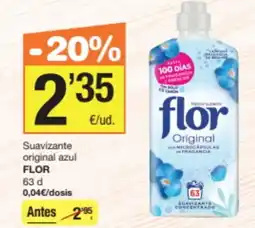 Economy Cash FLOR Suavizante original azul oferta