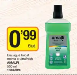 Economy Cash AMALFI Enjuague bucal menta o ultrafresh oferta