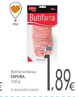 Valvi Supermercats ESPUÑA Botifarra blanca oferta