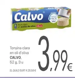 Valvi Supermercats CALVO Tonyina clara en oli d'oliva oferta