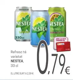Valvi Supermercats NESTEA Refresc té varietat oferta