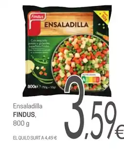 Valvi Supermercats FINDUS Ensaladilla oferta
