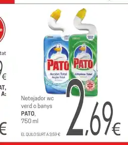 Valvi Supermercats PATO Netejador wc verd o banys oferta