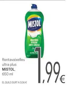 Valvi Supermercats MISTOL Rentavaixelles ultra plus oferta