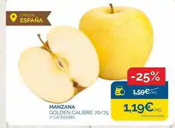 Cash Ecofamilia Manzana golden calibre 70/75 oferta