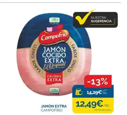 Cash Ecofamilia CAMPOFRIO Jamón extra oferta