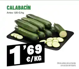AhorraMas Calabacín oferta