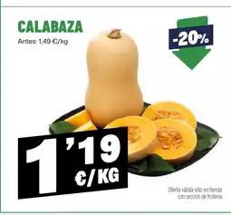 AhorraMas Calabaza oferta