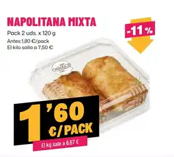 AhorraMas Napolitana mixta oferta