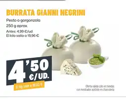 AhorraMas Burrata gianni negrini oferta