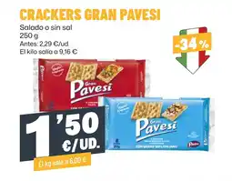 AhorraMas GRAN PAVESI Crackers oferta