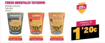 YATEKOMO Fideos orientales