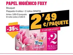 AhorraMas FOXY Papel higiénico oferta