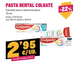 AhorraMas COLGATE Pasta dental oferta