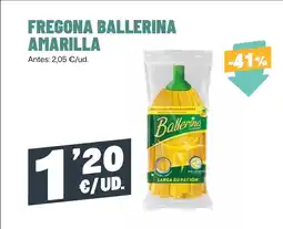 AhorraMas Fregona ballerina amarilla oferta