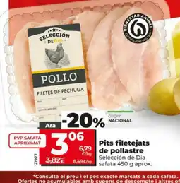 Maxi Dia SELECCIÓN DE DIA Pits filetejats de pollastr oferta