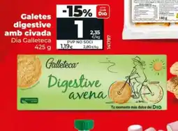 Maxi Dia DIA GALLETECA Galetes digestive amb civada oferta