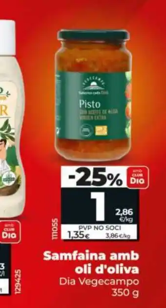 Maxi Dia DIA VEGECAMPO Samfaina amb oli d'oliva oferta