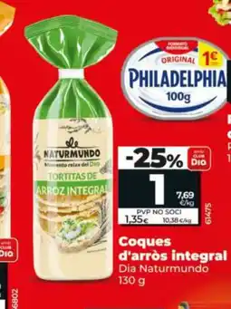 Maxi Dia DIA NATURMUNDO Coques d'arròs integral oferta