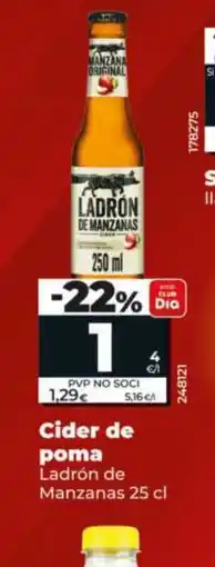 Maxi Dia LADRÓN DE MANZANAS Cider de poma oferta